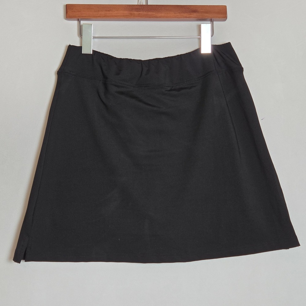Ekouaer Womens Black Athletic Skort Medium Tennis Golf Running Pickleball‎